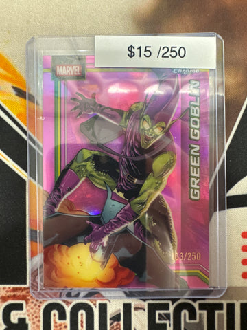 2026 Topps Chrome Marvel Green Goblin Pink Refractor /250