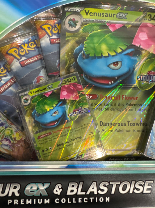 Pokemon Venusaur ex & Blastoise ex Premium Collection