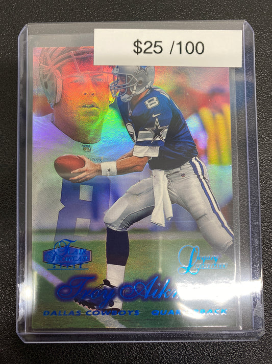 1998 Fleer Showcase Style Troy Aikman Legacy Collection /100