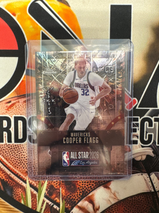 2026 Topps Chrome Cactus Jack NBA Cooper Flagg Rookie All Star 2026
