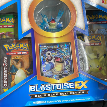 Pokémon Blastoise EX red & blue collection