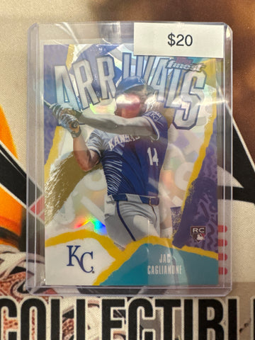 2026 Topps Finest MLB Jac Caglianone Rookie Arrivals Refractor
