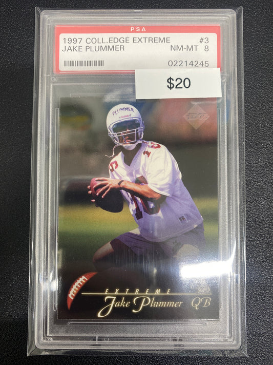 1997 Collector’s Edge Extreme Jake Plummer Rookie PSA 8