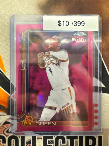 2026 Topps Chrome NBA Update Jalen Green Magenta Refractor /399