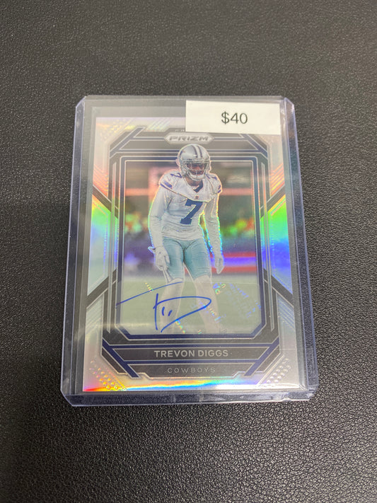 2022 NFL Prizm Trevon Diggs Silver Auto