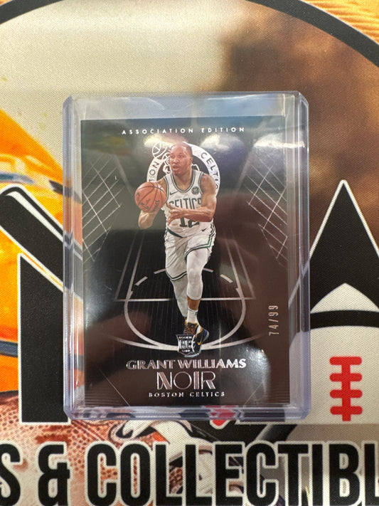 2019-20 Panini Noir Basketball Grant Williams Association Edition Rookie /99