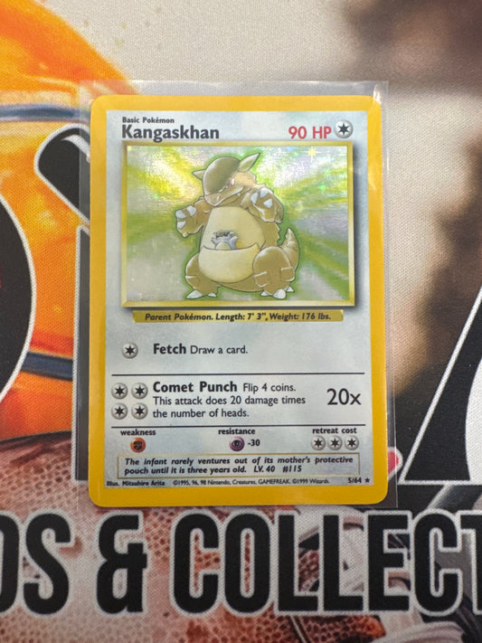Pokémon Kangaskhan 5/64 Jungle Holo Error