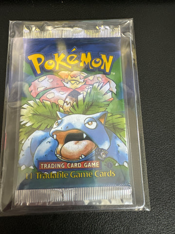 Pokémon Base Set 1st edition shadowless Venusaur Pack