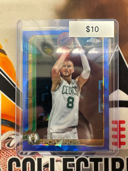 2025-26 Topps Chrome Sapphire NBA Kristaps Porzingis