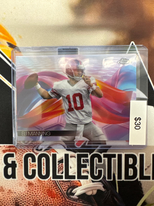 2024 Topps Chrome NFL Eli Manning Helix SP