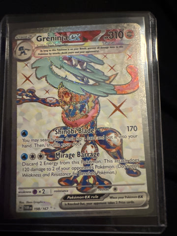 Pokemon Greninja ex 198/167 Twilight Masquerade
