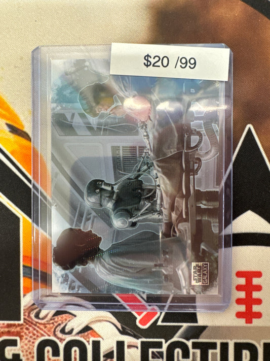 2025 Topps Star Wars Galaxy Luke Skywalker’s Recovery Hyper Refractor /99
