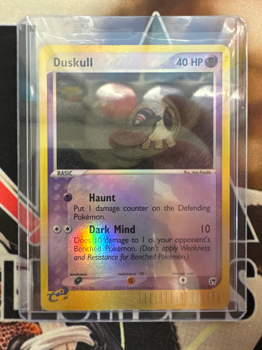Pokémon Duskull 62/100 Reverse Holo Sandstorm NM