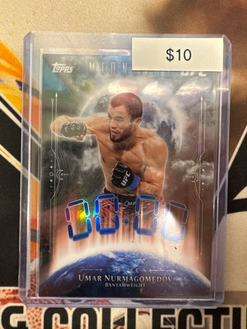 2026 Topps Midnight UFC Umar Nurmagomedov Zero Hours Blue Refractor