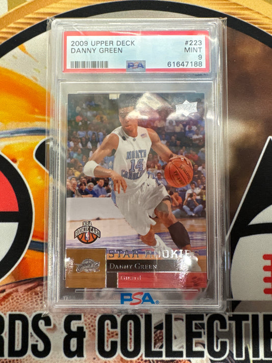 2009 Upper Deck NBA Danny Green Star Rookies PSA 9