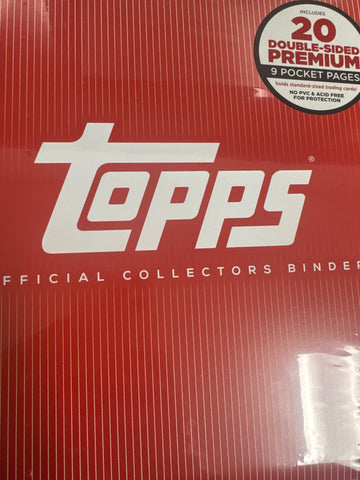 Topps Red Official Collectors Binder