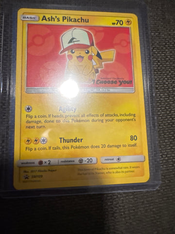 Pokemon Ash’s Pikachu SM109 DM