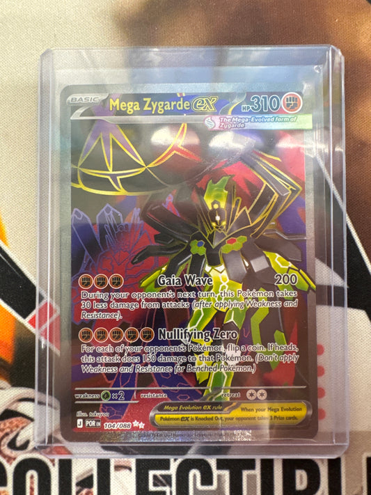Pokémon Mega Zygarde Ex 104/088 Perfect Order Ultra Rare