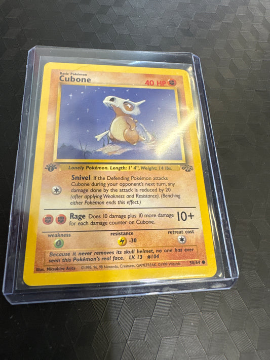 Pokemon Cubone 50/64 Jungle 1st edition