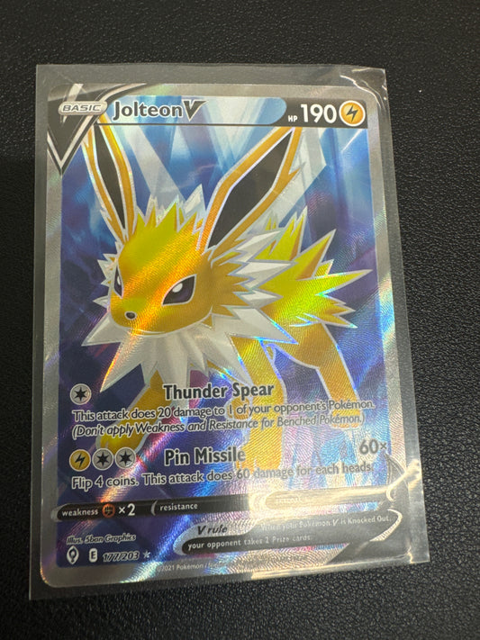 Pokemon Jolteon V 177/203 evolving skies