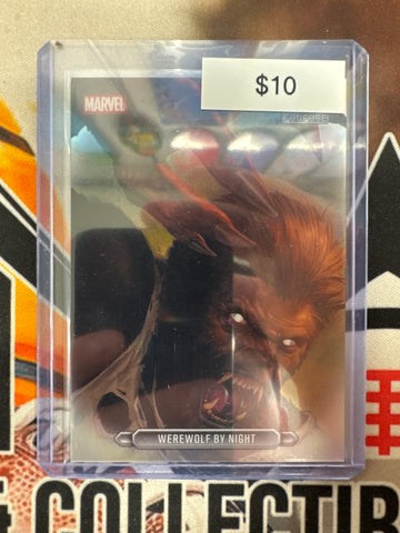 2026 Topps Chrome Marvel Werewolf By Night Fanfare Card SP
