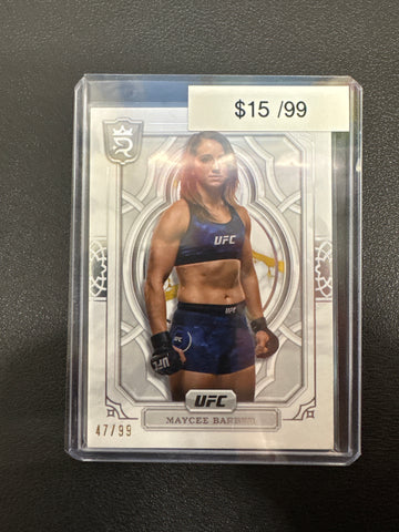 2024 Topps Royalty UFC Maycee Barber Silver /99