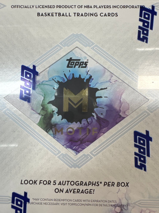 2023-24 Topps Motif basketball hobby