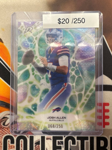 2026 Topps NFL Resurgence Josh Allen Protonyx Aqua Surge Refractor /250