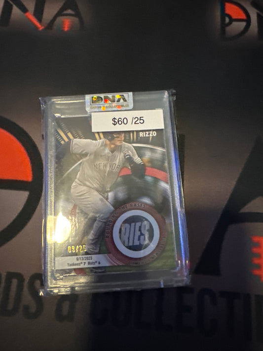 2024 Topps Rounding the bases Anthony Rizzo /25