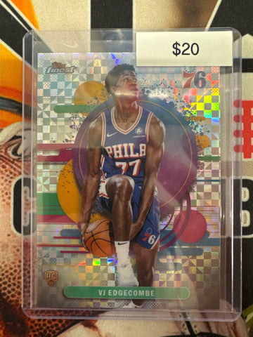 2025-26 Topps Finest NBA VJ Edgecombe Rookie Uncommon XFractor