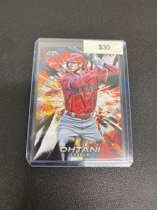 2018 MLB Topps Fire Shohei Ohtani Rookie