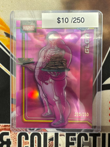2026 Topps Chrome Marvel Glob Pink Refractor /250