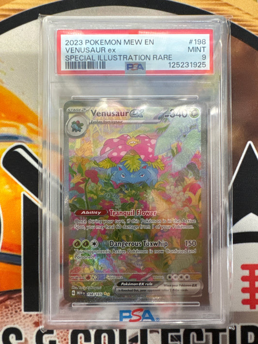 Pokemon Venusaur ex 198/165 PSA 9
