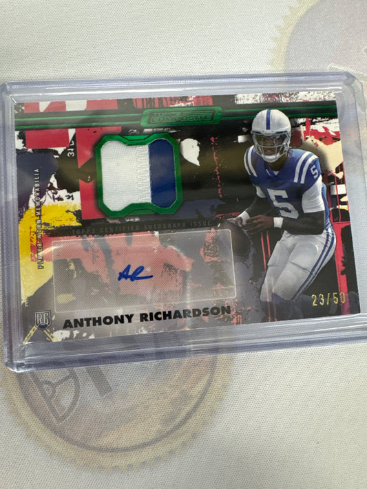 2024 Topps Composite Anthony Richardson patch auto /50