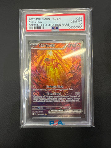 2023 Pokemon Paldea Evolved Chi-Yu EX Special Illustration Rare 259/193 PSA 10