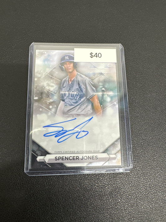 2023 Bowman Sterling Spencer Jones auto