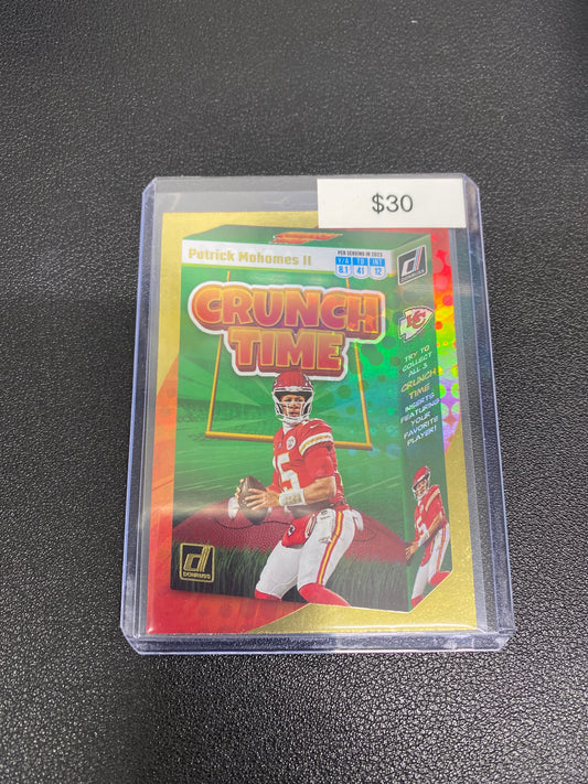 2023 Donruss Patrick Mahomes Crunch Time