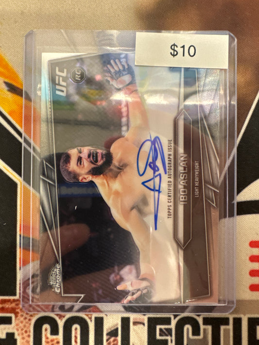 2026 Topps Chrome UFC Ibo Aslan Rookie Base Autograph