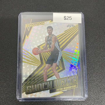 2023-24 NBA Revolution Victor Wembanyama Shock Wave Gold Rookie