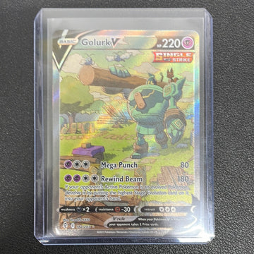 Pokémon Golurk V Alternate Full Art (Evolving Skies) 182/203