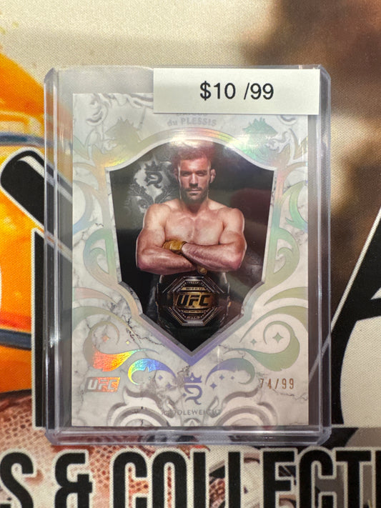 2025 Topps Royalty UFC Dricus Du Plessis Refractor /99