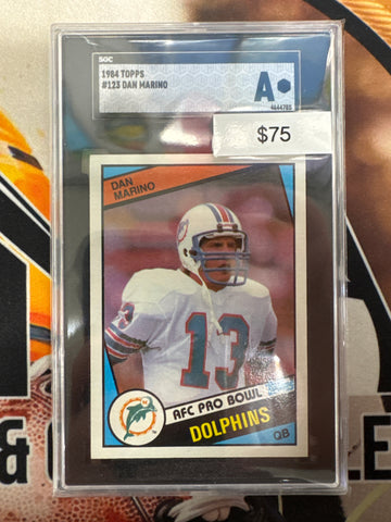 1984 Topps NFL Dan Marino AFC Pro Bowl SGC Authentic