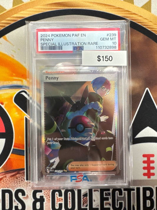 2024 Pokémon Penny Paldean Fates Special Illustration Rare PSA 10