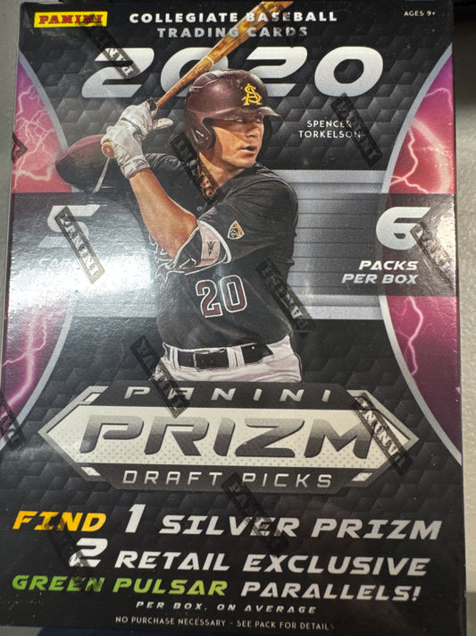 2020 Prizm draft picks baseball blaster