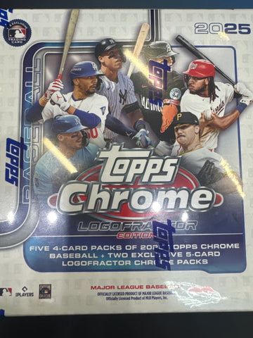 2025 Topps Chrome Logofractor Mega Hobby