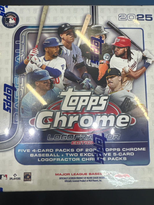 2025 Topps Chrome Logofractor Mega Hobby