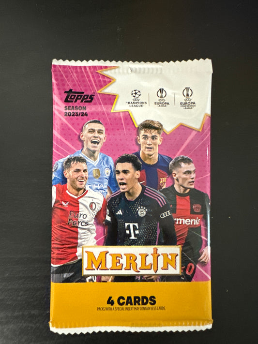 2023-24 Merlin UEFA soccer single pack