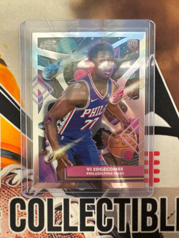 2026 Topps Chrome Cosmic NBA VJ Edgecombe Rookie Base