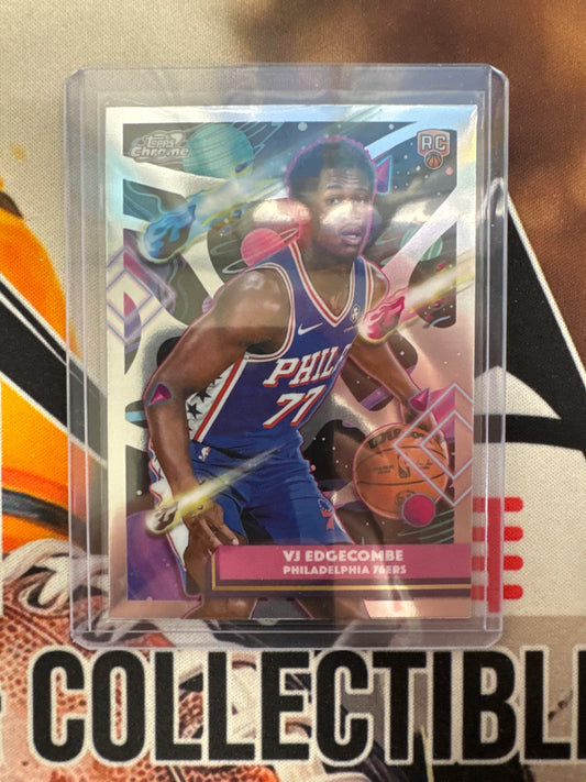 2026 Topps Chrome Cosmic NBA VJ Edgecombe Rookie Base