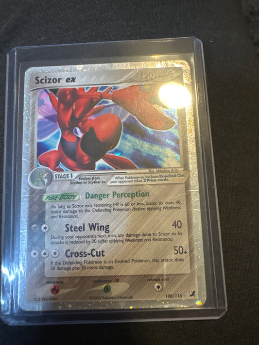 Pokémon Scizor ex Holo Unseen Forces 108/115 DM